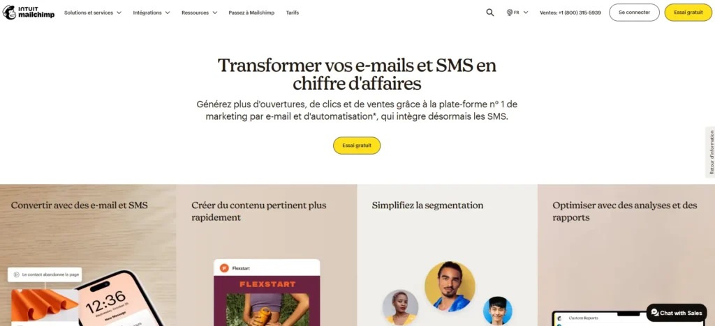 mailchimp site
