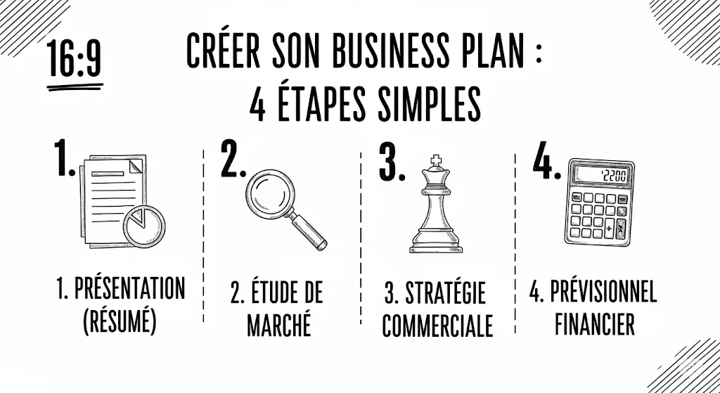 étapes pour créer son business plan