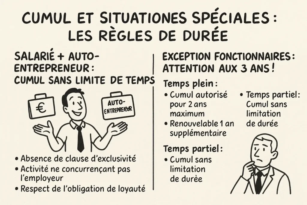 cumul salarié auto entreprise