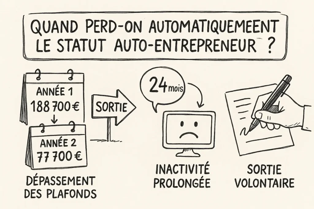 quand perd on le statut