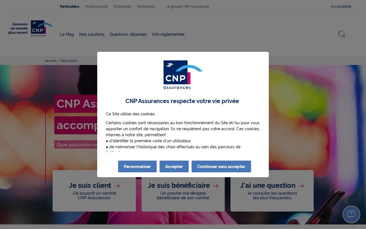Accéder à votre espace client CNP Assurances - cnp assurances
