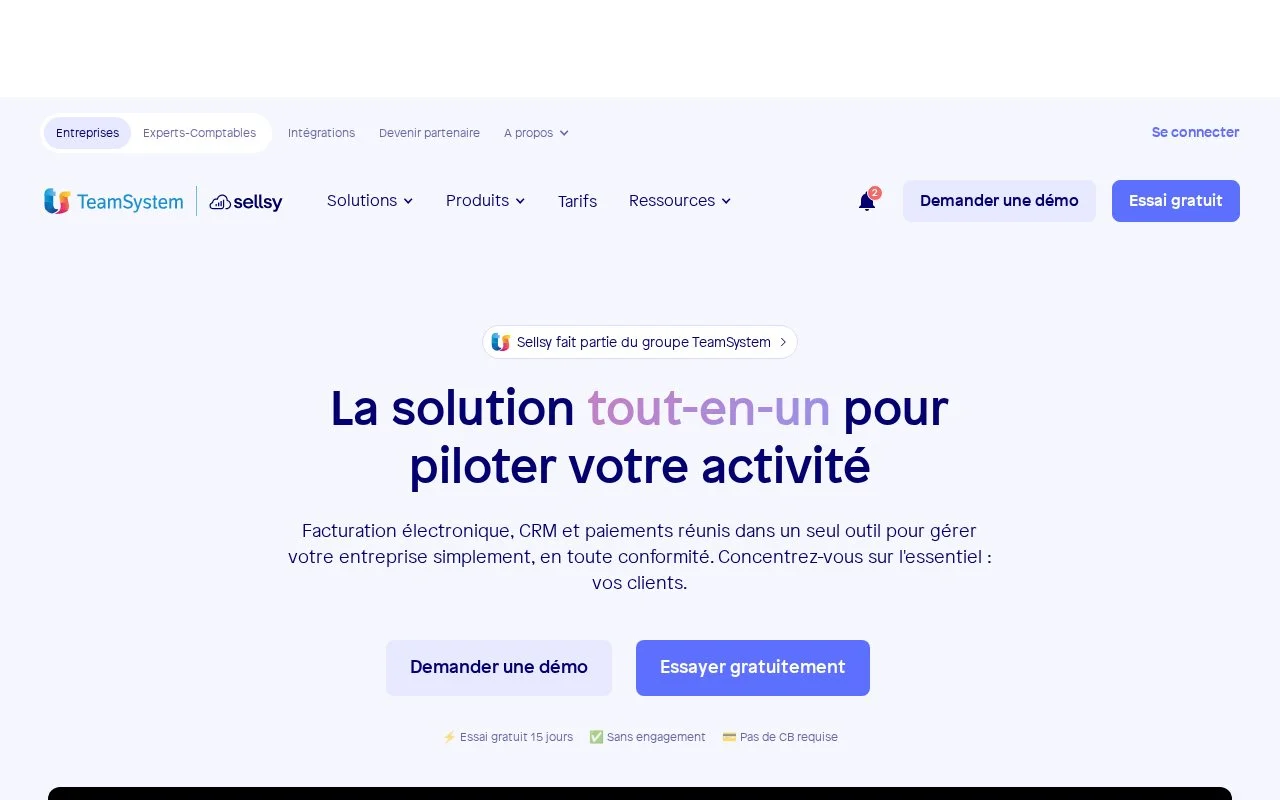 Avantages et inconvénients de Sellsy - sellsy