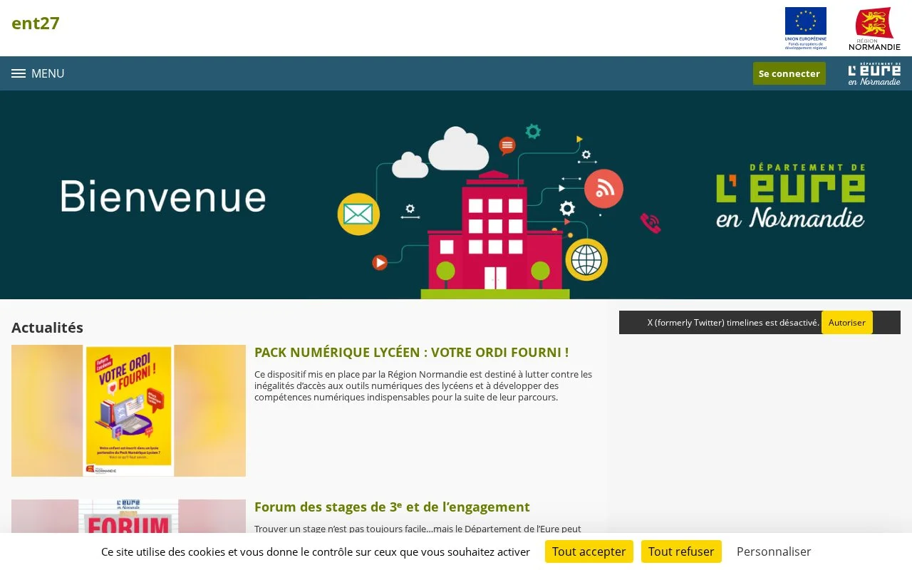 Comment utiliser le portail ENT au quotidien - ent eurelien