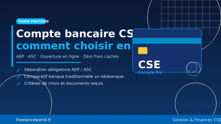 Compte bancaire CSE : comment choisir le bon en 2026 ?