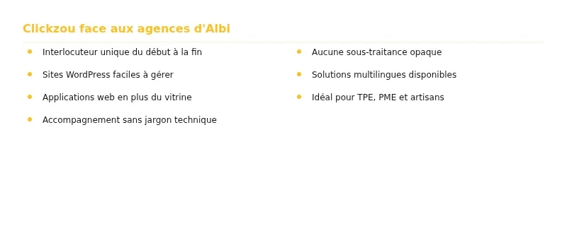 Infographie agence web albi clickzou