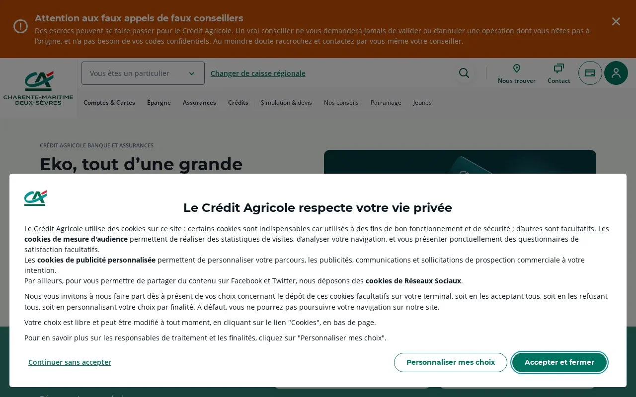 Les services bancaires proposés par le CACMDS - cacmds